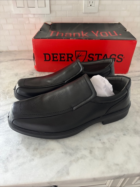 Deer Stags Men\'s Black Slip-On Loafers NWT main image 4